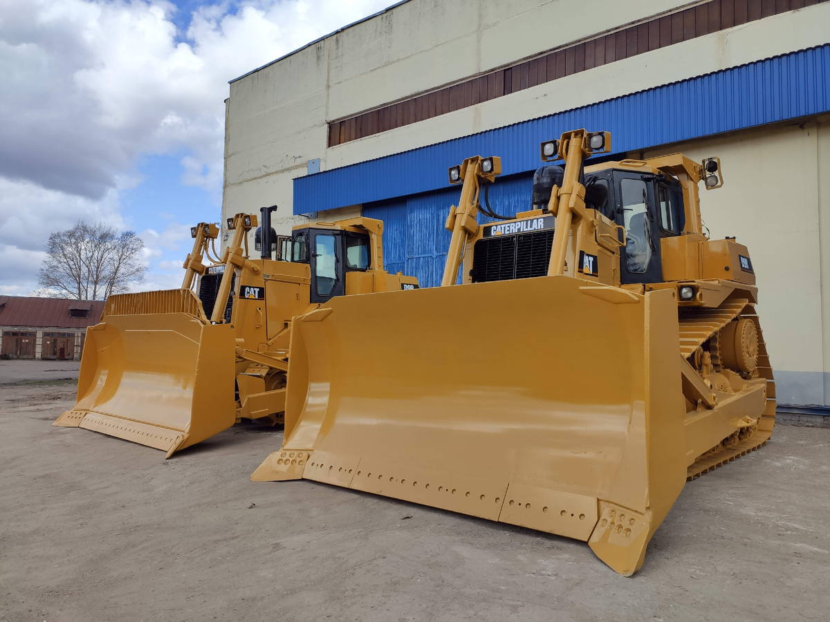 Бульдозеры CAT D9R после капремонта. Цена таких машин выше новых, т.к. они готовы к работе здесь и сейчас!