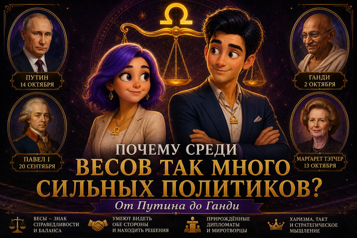 Популярные политики под знаком Весы