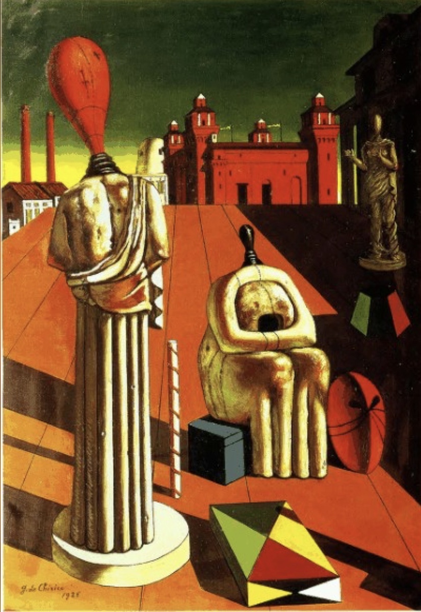 Джорджо де Кирико, «Тревожные музы» (1917)
