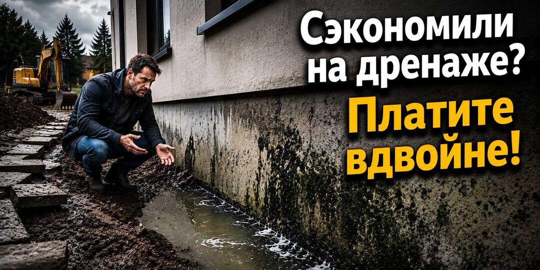 Ошибки в дренажных системах: Как не переплатить за ремонт дома