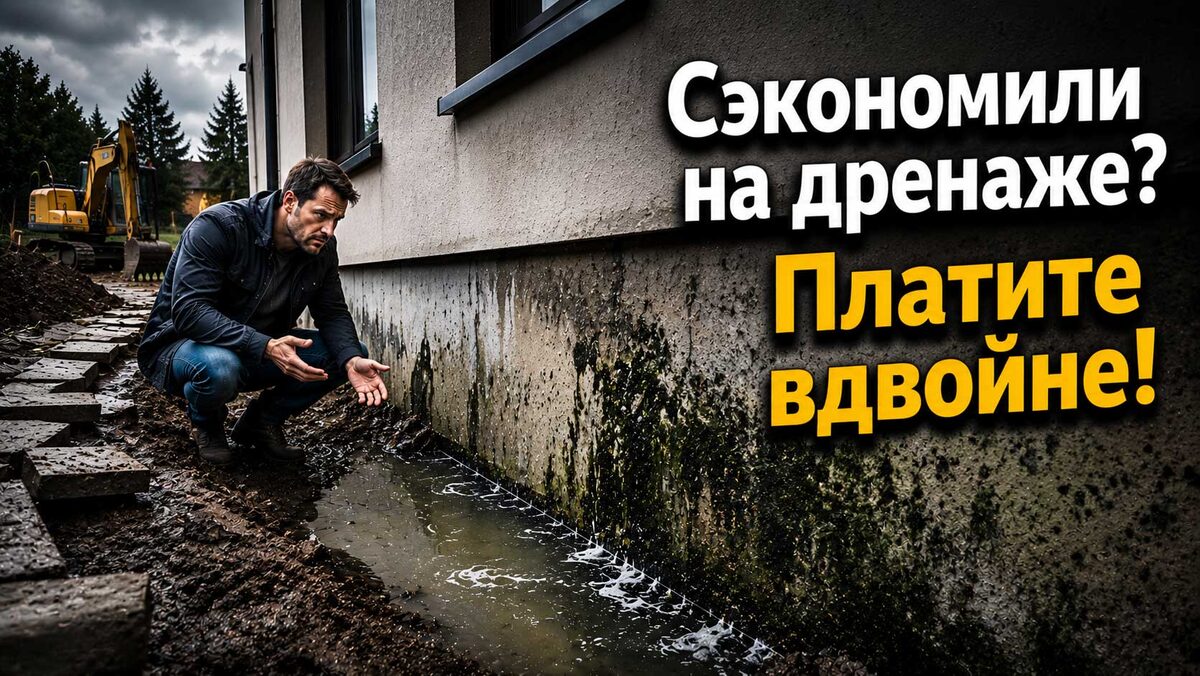 Дренаж или гидроизоляция: как одна ошибка убивает дом (и ваш бюджет)