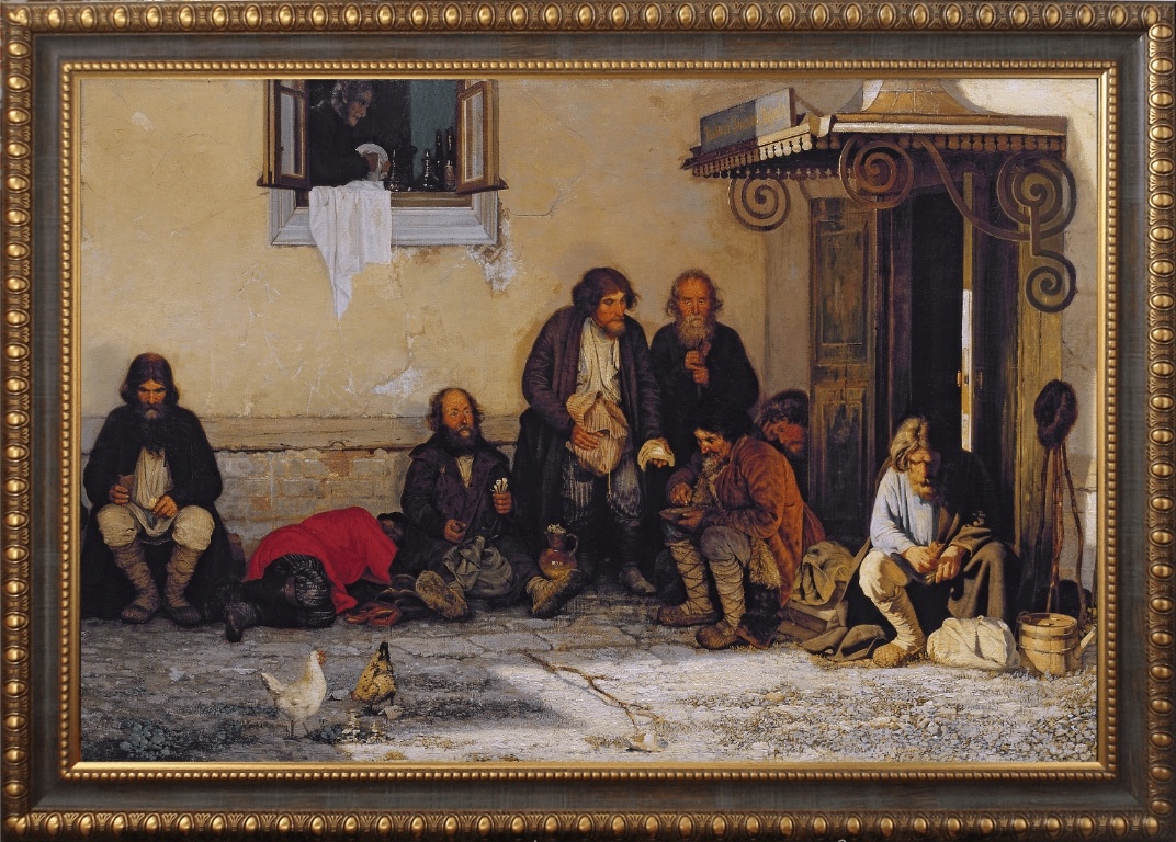 Григорий Мясоедов. «Земство обедает». Фото с сайта Национального исследовательского университета «Высшая школа экономики» 