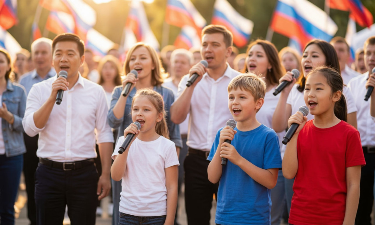 Иллюстрация к «Песне народного единства» России
