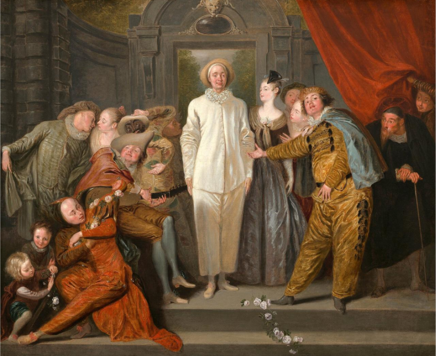«Итальянские комедианты», Антуан Ватто, 1710—1720 гг.