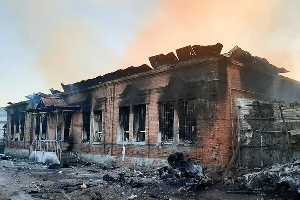Последствия беспилотной атаки ВСУ в Старобельске, 22 мая 2026 года / РИА Новости   📷