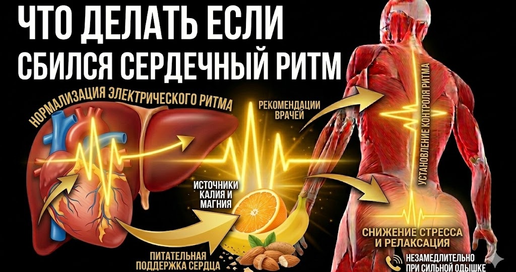 Что делать если сбился сердечный ритм? Это спасает миллионы за 30 сек