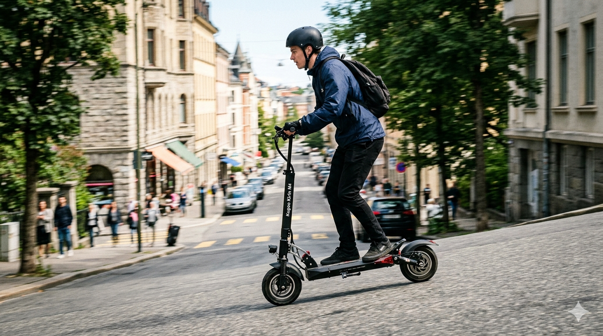 Kugoo Kirin M4 — от 35 000 ₽. Мощный, но сырой