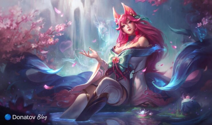    Образ «Дух цветения Ари» в League of Legends