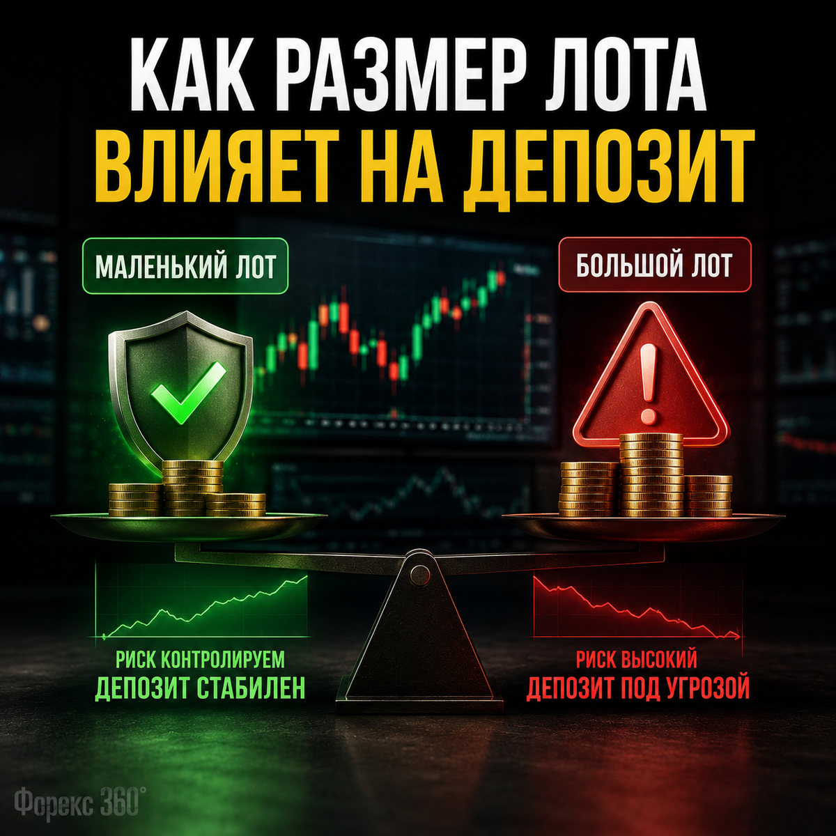 Размер лота и депозит: ошибка, которая незаметно сливает счёт