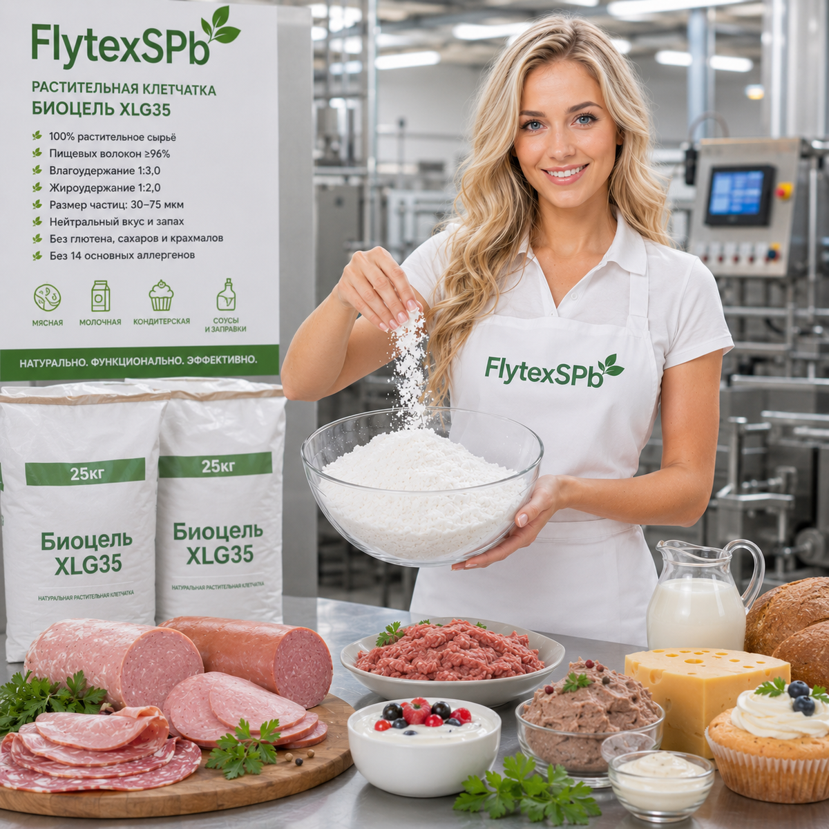 FlytexSPb - Поставщик пищевых ингредиетов на предприятия по производству продуктов питания