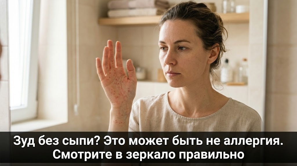 кожный зуд идёт к дерматологу, а боль в правом подреберье, если она вообще есть, к терапевту