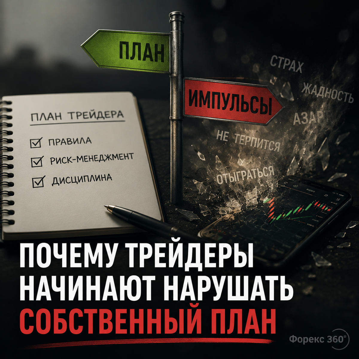 Почему трейдеры нарушают свой торговый план и теряют деньги