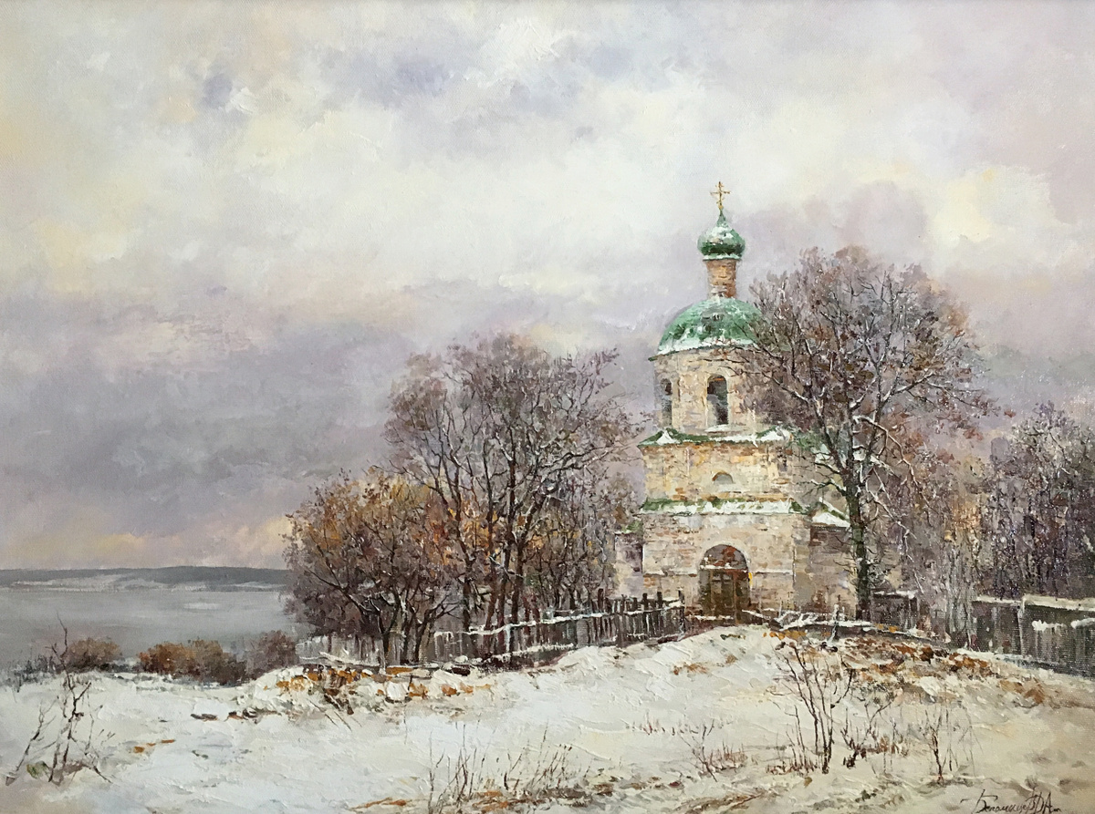 © Дмитрий Беломыцев. Свияжск. Холст, масло.