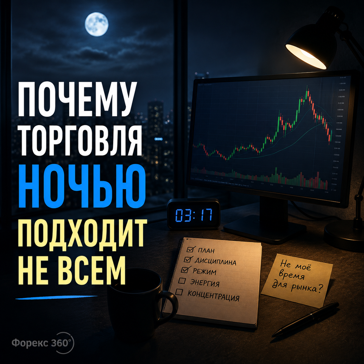 Почему ночная торговля часто приводит к ошибкам трейдеров