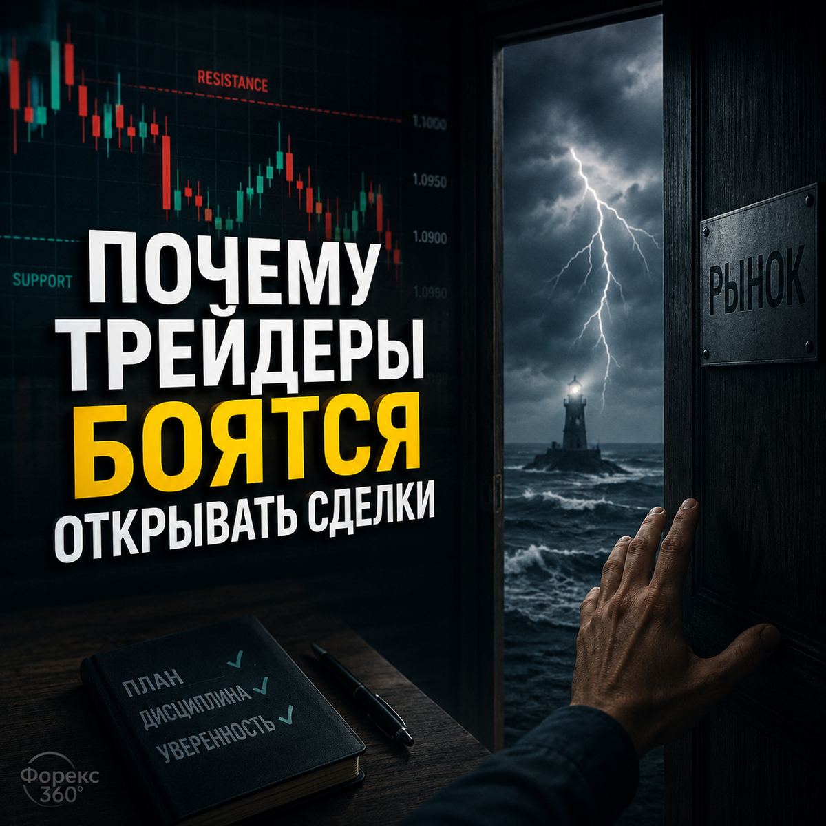 Почему страх открывать сделки мешает заработать на Форекс