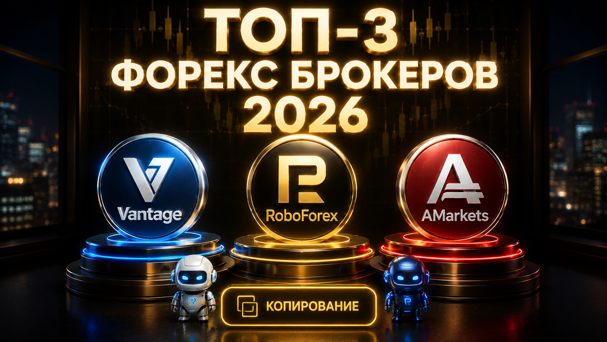 ТОП-3 Форекс Брокеров 2026. Мои торговые роботы — бери на тест