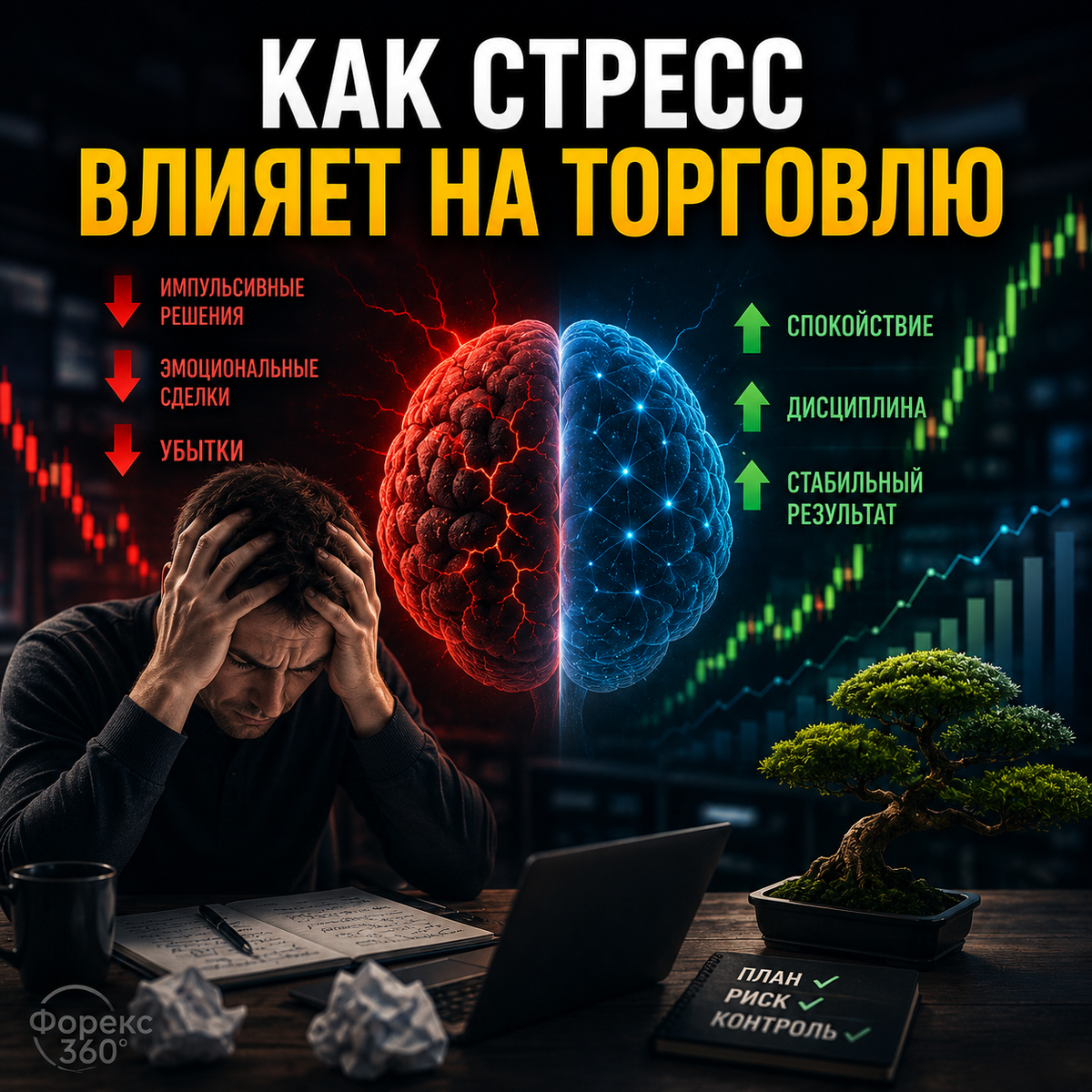 Как стресс незаметно ухудшает торговлю и приводит к ошибкам