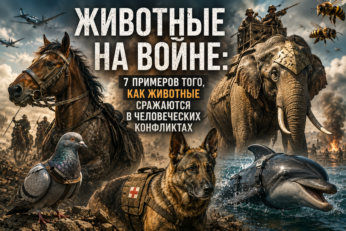 Когда говорят о войне, обычно вспоминают людей, оружие и технику