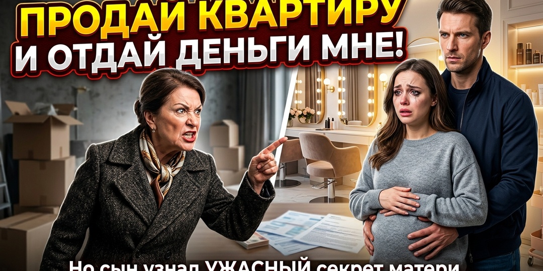 — Выметайтесь на теплотрассу, а деньги от квартиры переведёте мне на счёт! — кричала свекровь.