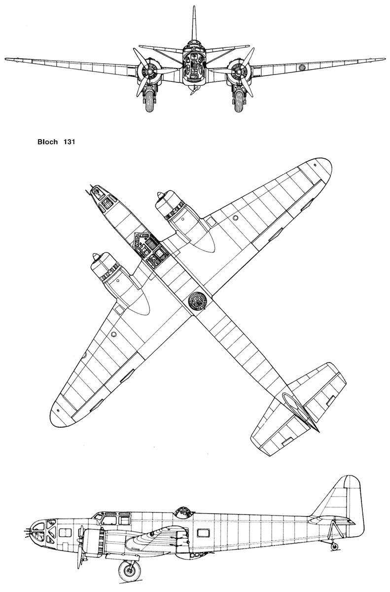 Три проекции MB 131