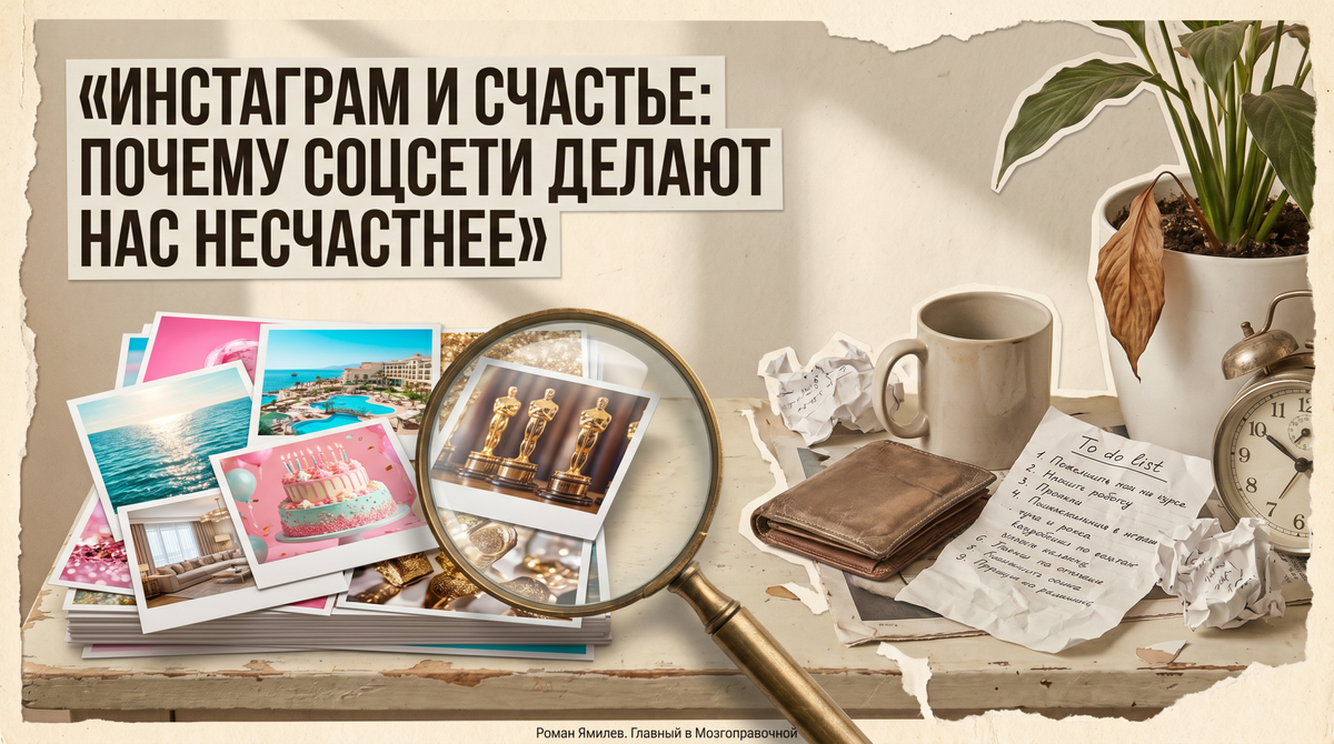    Инстаграм и счастье: сравнение с чужой витриной | Роман Ямилев. Главный в Мозгоправочной Роман Ямилев