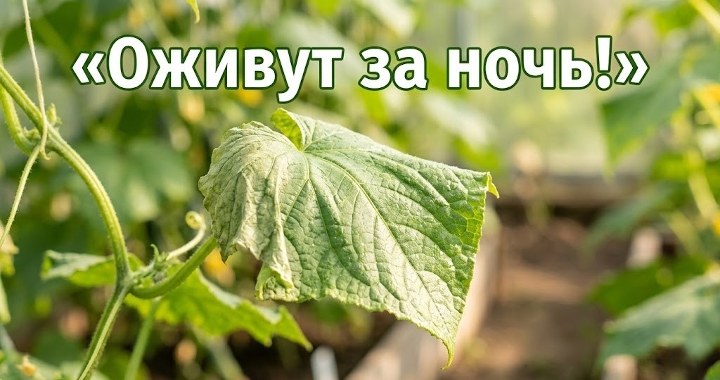 Оживут за одну ночь! Копеечная подкормка-реаниматор для хилых огурцов после высадки