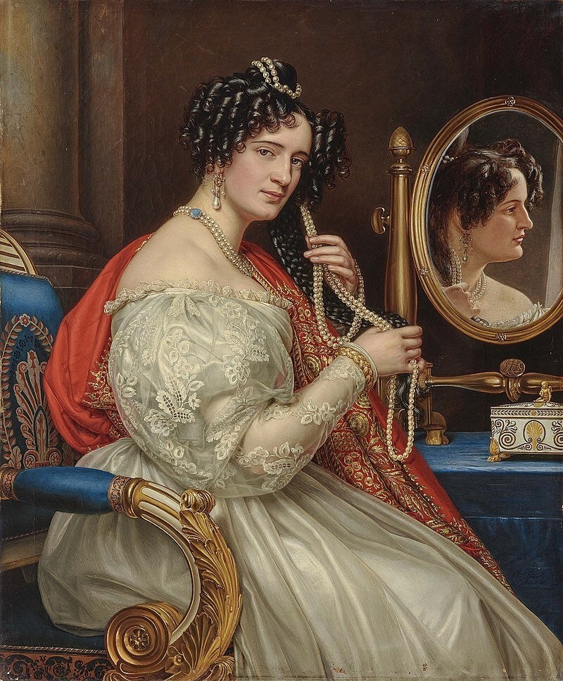 Йозеф Карл Штилер. Графиня С.С. Потоцкая-Киселёва, 1834 год.