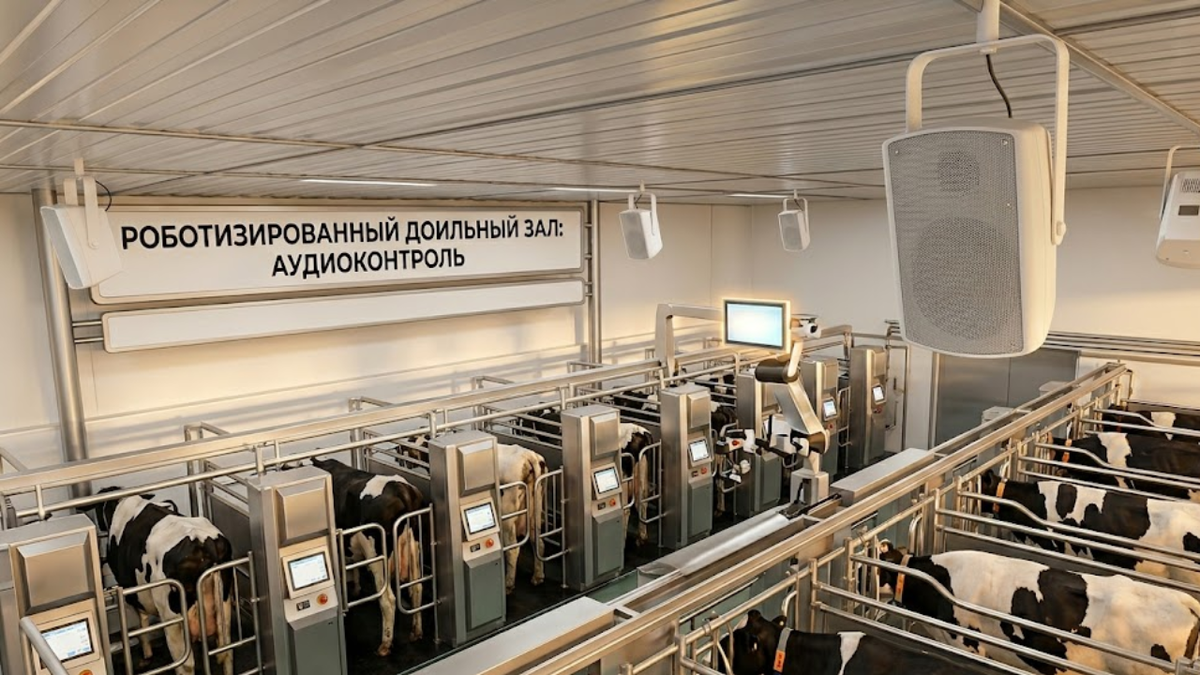 коровы слушают медленную музыку в коровнике увеличение надоев