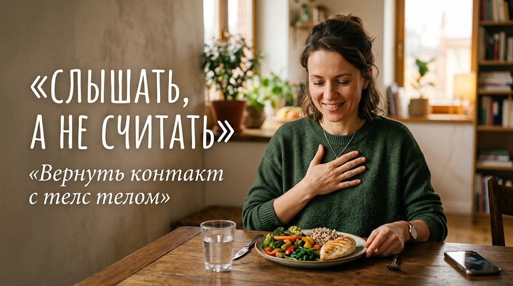женщины приходят к интуитивному питанию после очередной диеты, на которой снова сорвались
