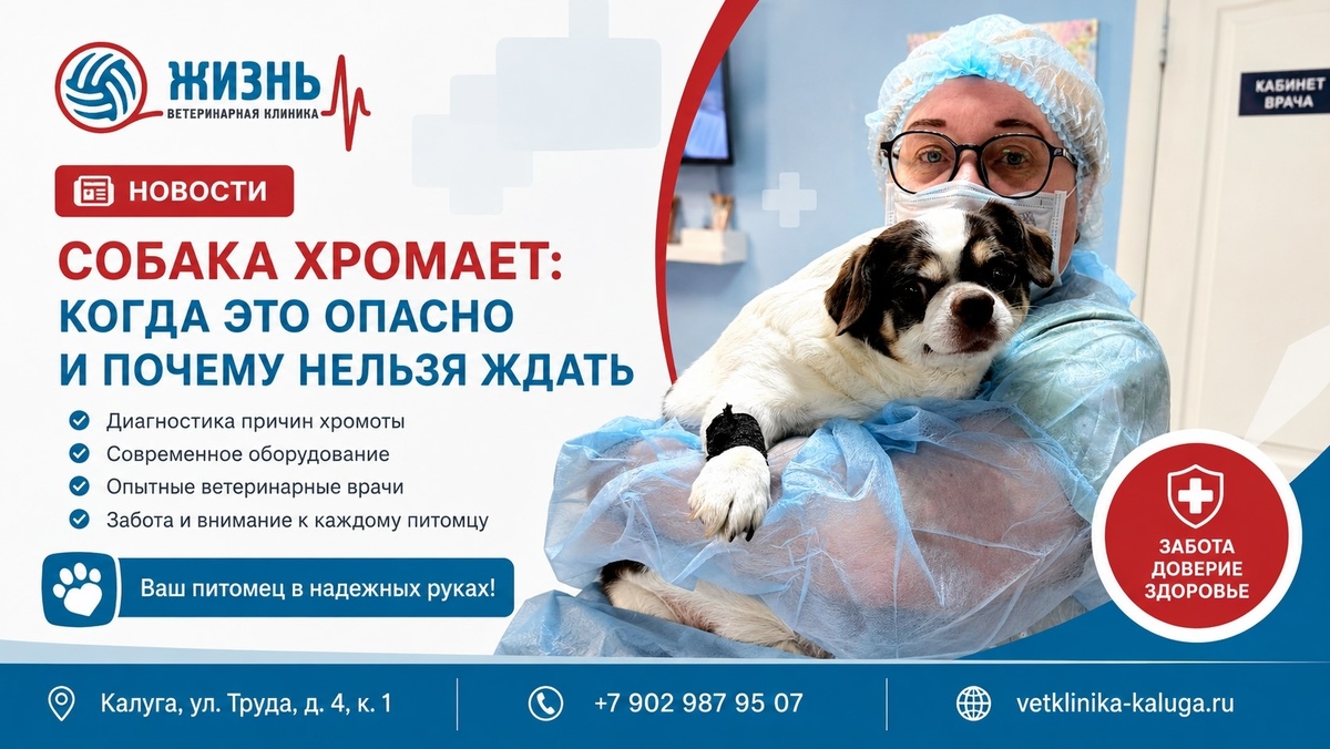 Ортопед для животных в Калуге.