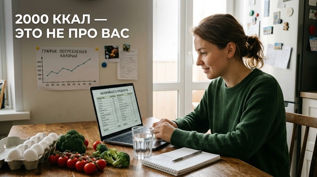 2000 ккал — это среднее по очень большой больнице