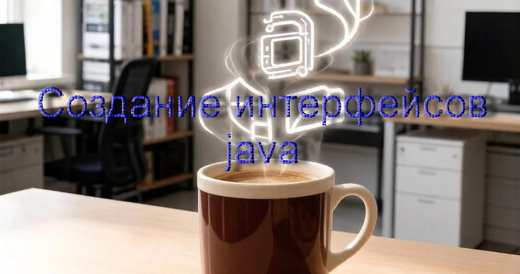 Создание интерфейсов java