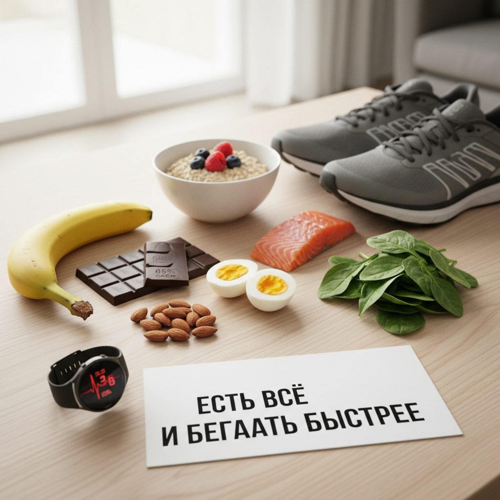 ⚡ «Есть всё и бегать быстрее: 7 продуктов для выносливости без диет»