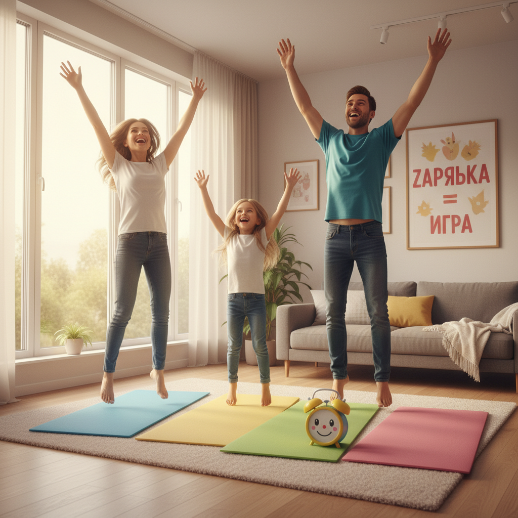 🧒 «Как приучить детей к утренней зарядке без слёз и уговоров. Метод, который сработал в 7 утра»