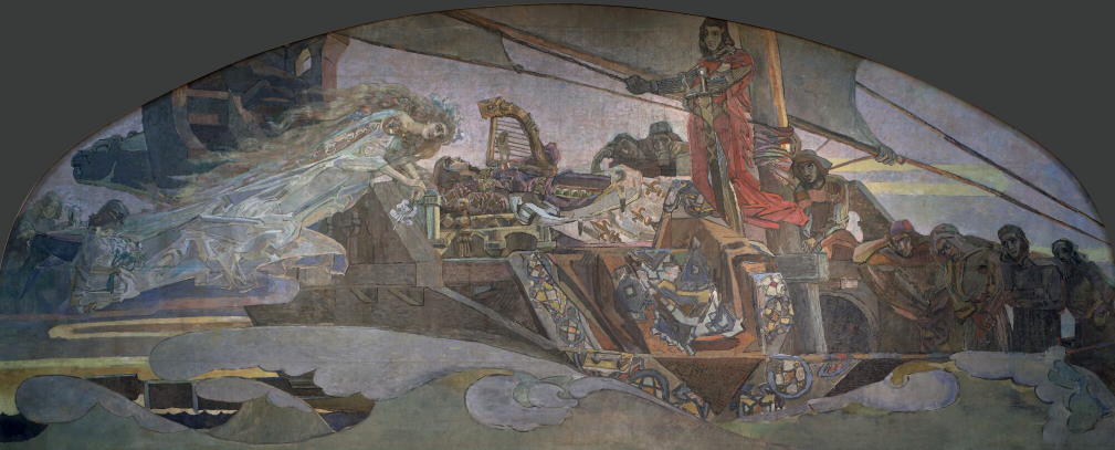 Картина М. Врубеля «Принцесса Греза» (1896). Государственная Третьяковская галерея, Москва