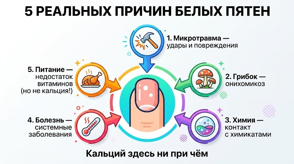 Ногти это один из множества сигналов тела, и читать их в отрыве от всего остального не стоит.