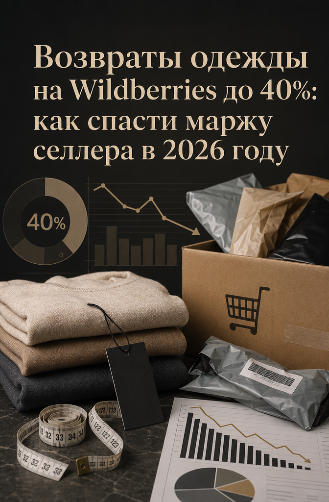    Как уменьшить процент брака и возвраты одежды на Wildberries в 2026 году: спасет ли фулфилмент вашу маржу Ксения Курьякова