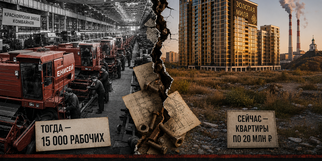 Город закрытых гигантов: как Россия за 25 лет потеряла 80 тысяч заводов (и это только начало)