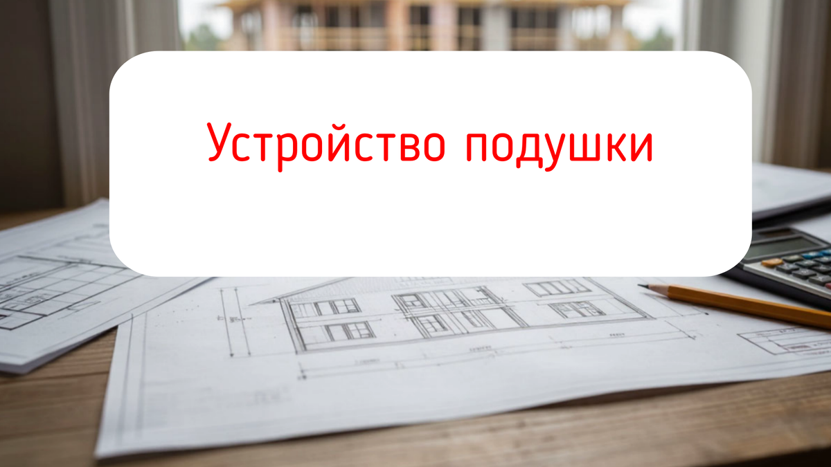Устройство подушки