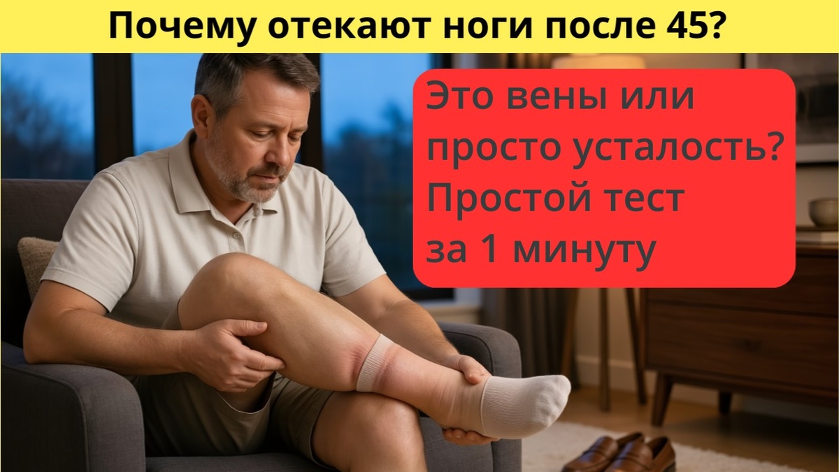 К вечеру ноги отекают