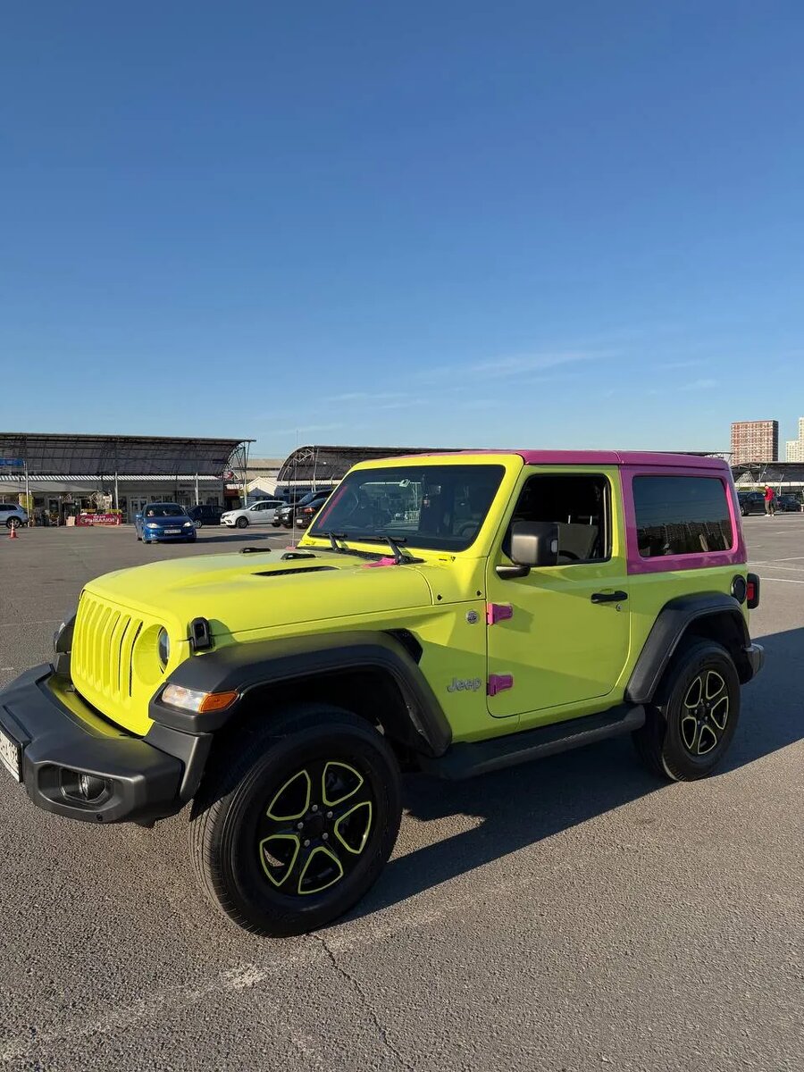Jeep Wrangler машина Дины Блин. Источник: Telegram   📷
