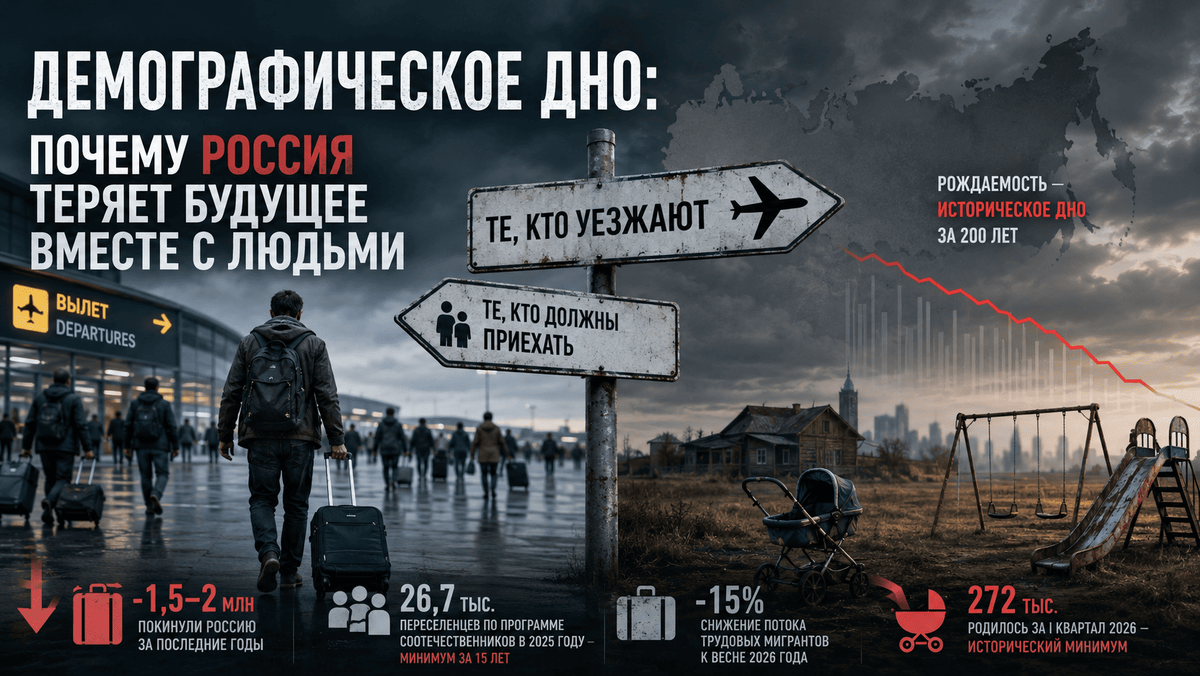 Миграционный миф: почему Россия теряет людей, а не притягивает их