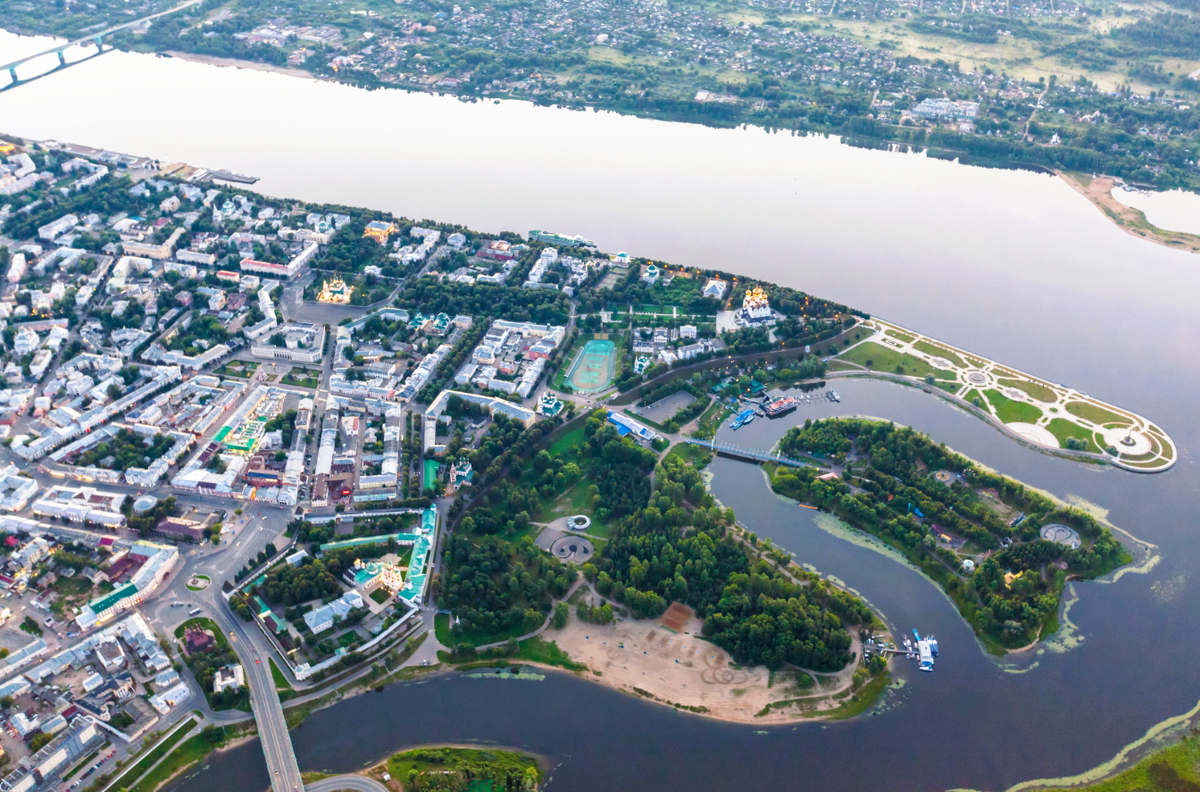 город с высоты