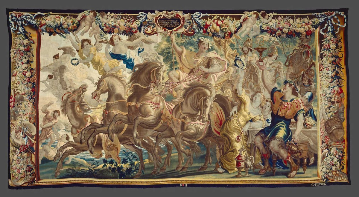Гобелен «Триумф Цезаря» из серии «История Цезаря и Клеопатры», около 1680