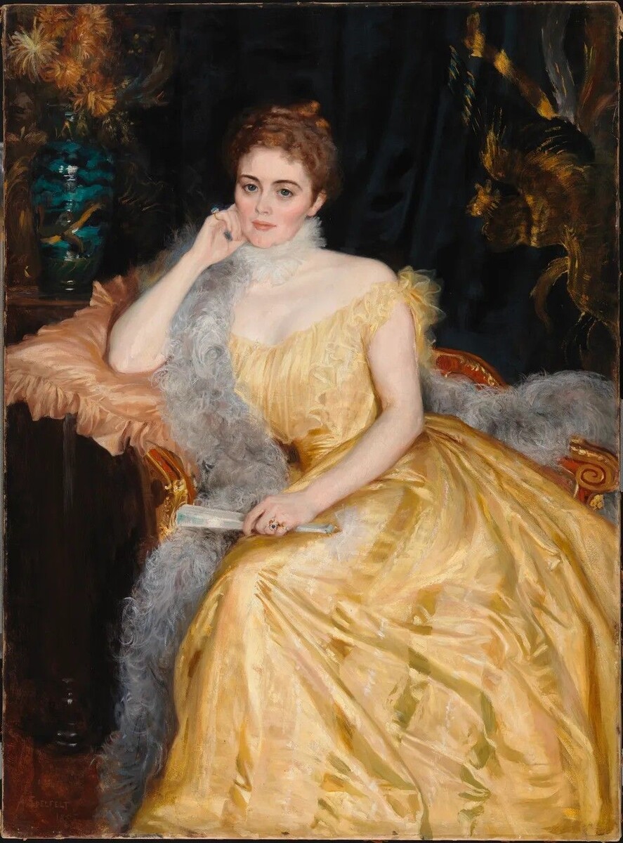 lbert Edelfelt. Portrait d’Anna Sinebrychoff, 1892 год.
