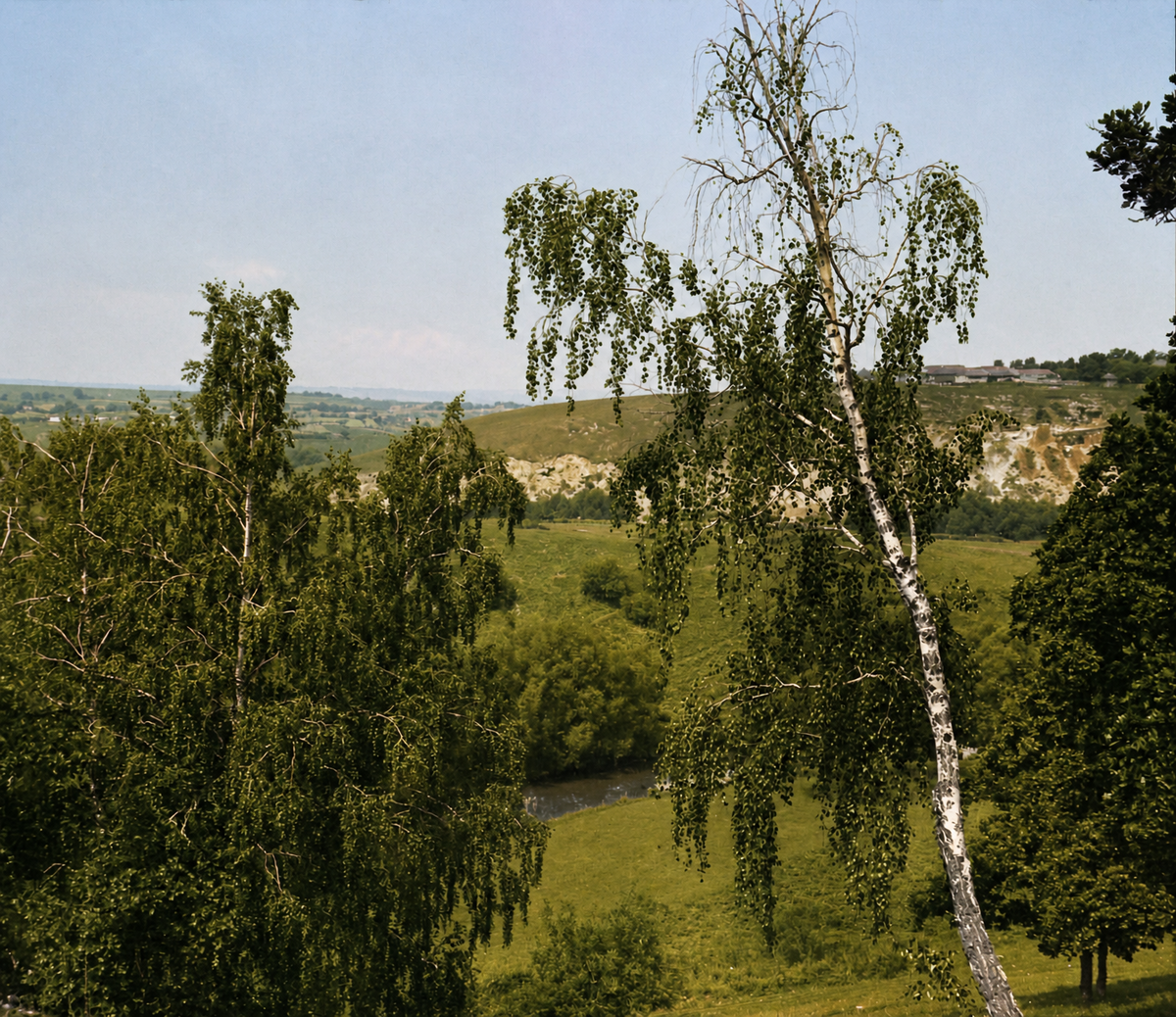 Вид на деревню Быковка