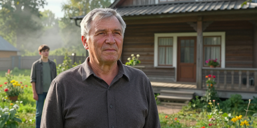 Сын привёз нас с дедом в деревню и бросил: «Живите тут, в городе вы мешаете». Через год он приехал и побледнел от того, что мы построили