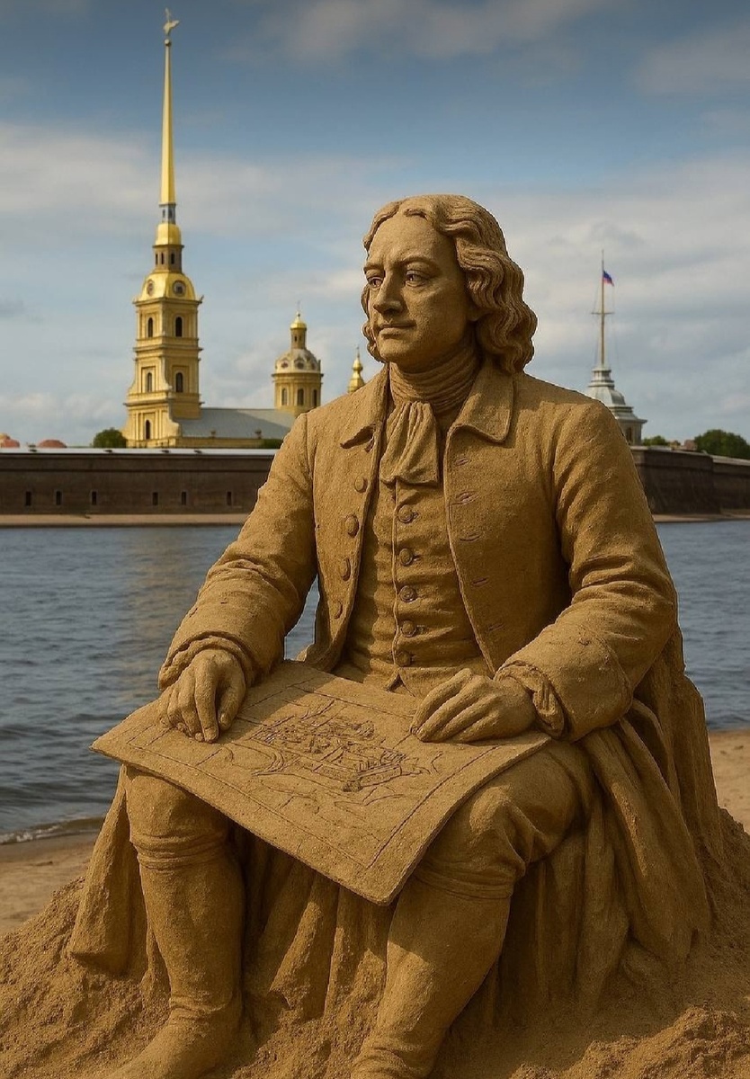 Песчаные фигуры Петропавловская крепость Санкт-Петербург