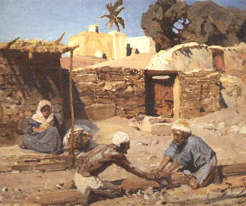 Василий Поленов — «И был там» (из цикла «Из жизни Христа»), 1890–1900-е