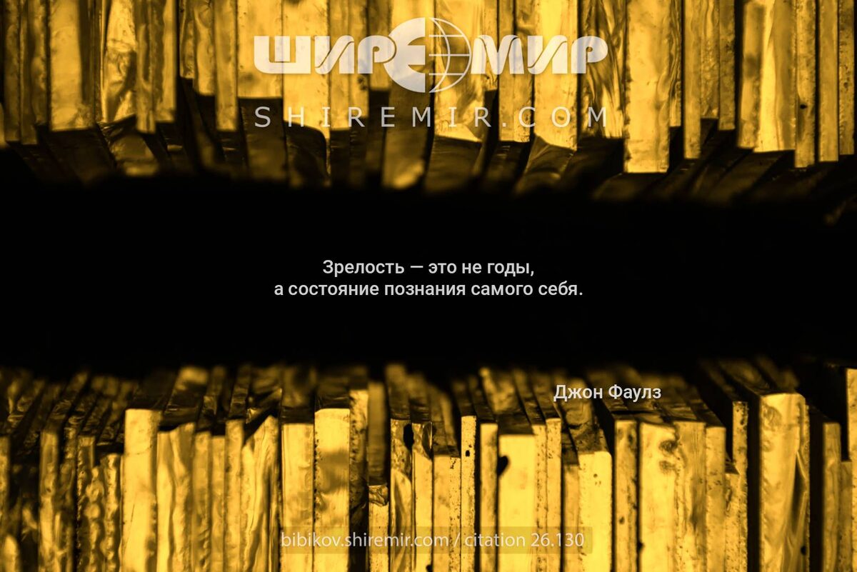 Цитата про зрелость